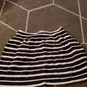 Navy blue white rope shirt